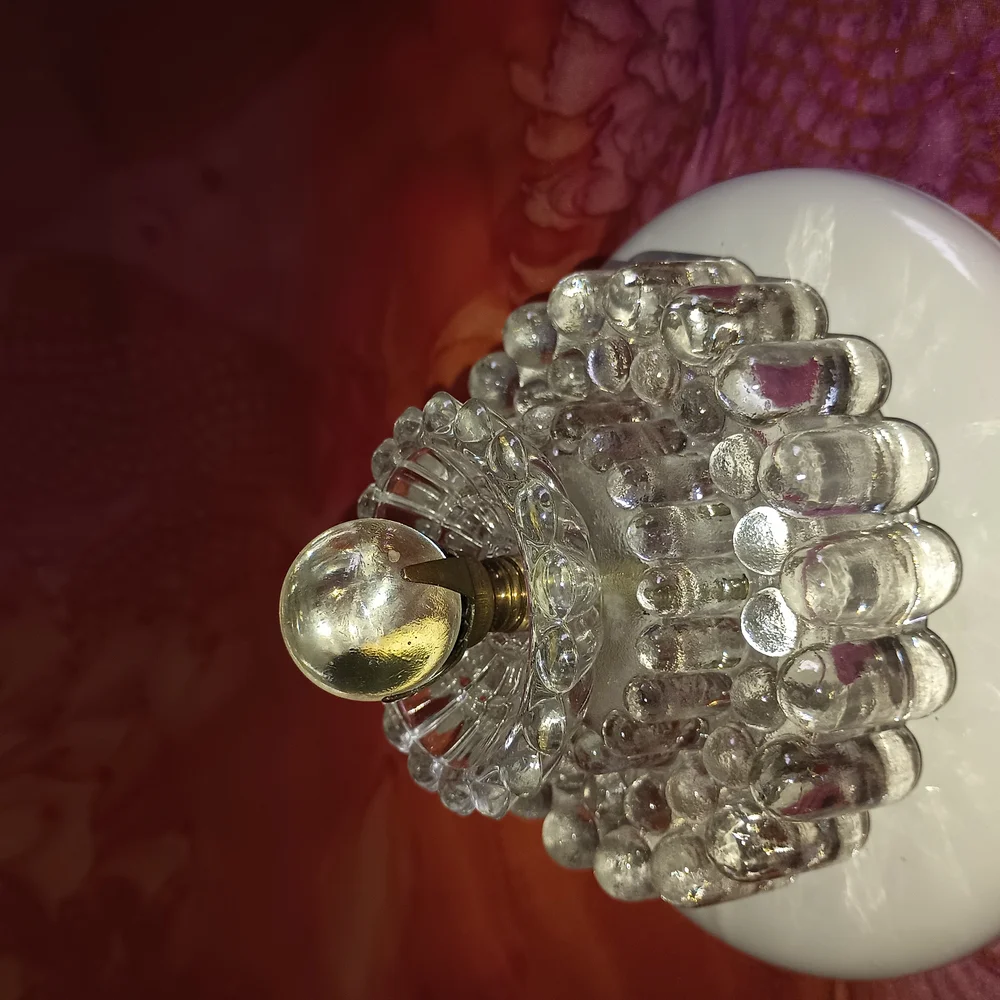 Floral Ceiling Light Shade with Red Roses